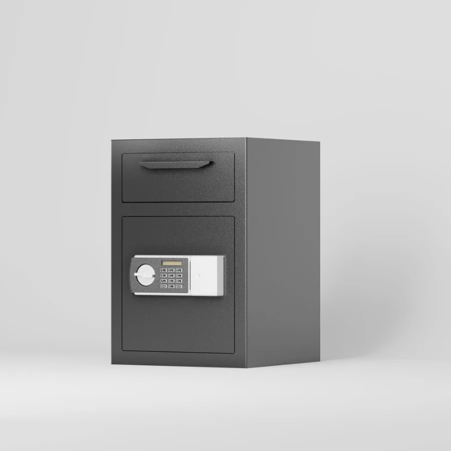

Digital Depository Safe Made of Carbon Steel Electronic Code Lock Depository Safe with Deposit Slot Depository Box for Home Hot