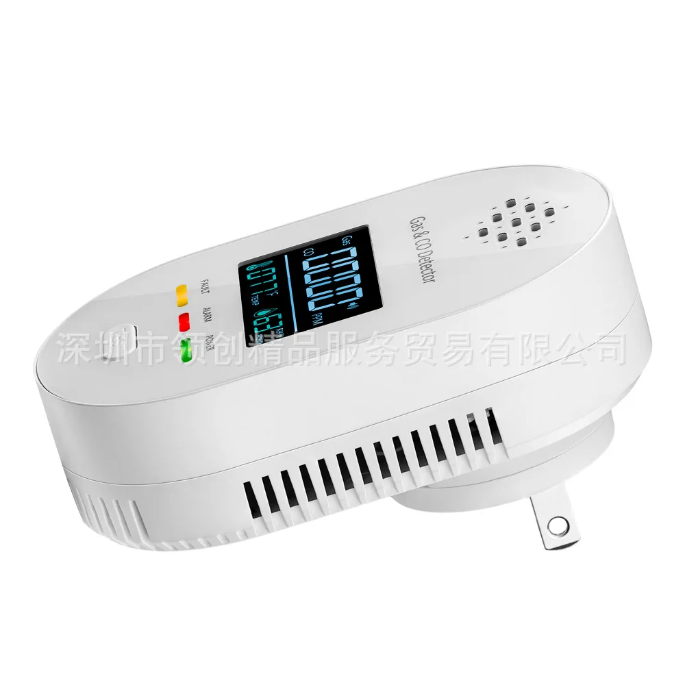 New cross-border explosion In-line LCD large-screen digital display four-in-one gas carbon monoxide temperature