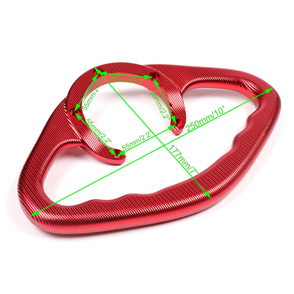 for Kawasaki Z250 Z300 Z400 Z750 Z800 Z900 Z1000 Z1000SX CNC Aluminum Fuel Tank Armrest Passenger Handle Grips Accessories