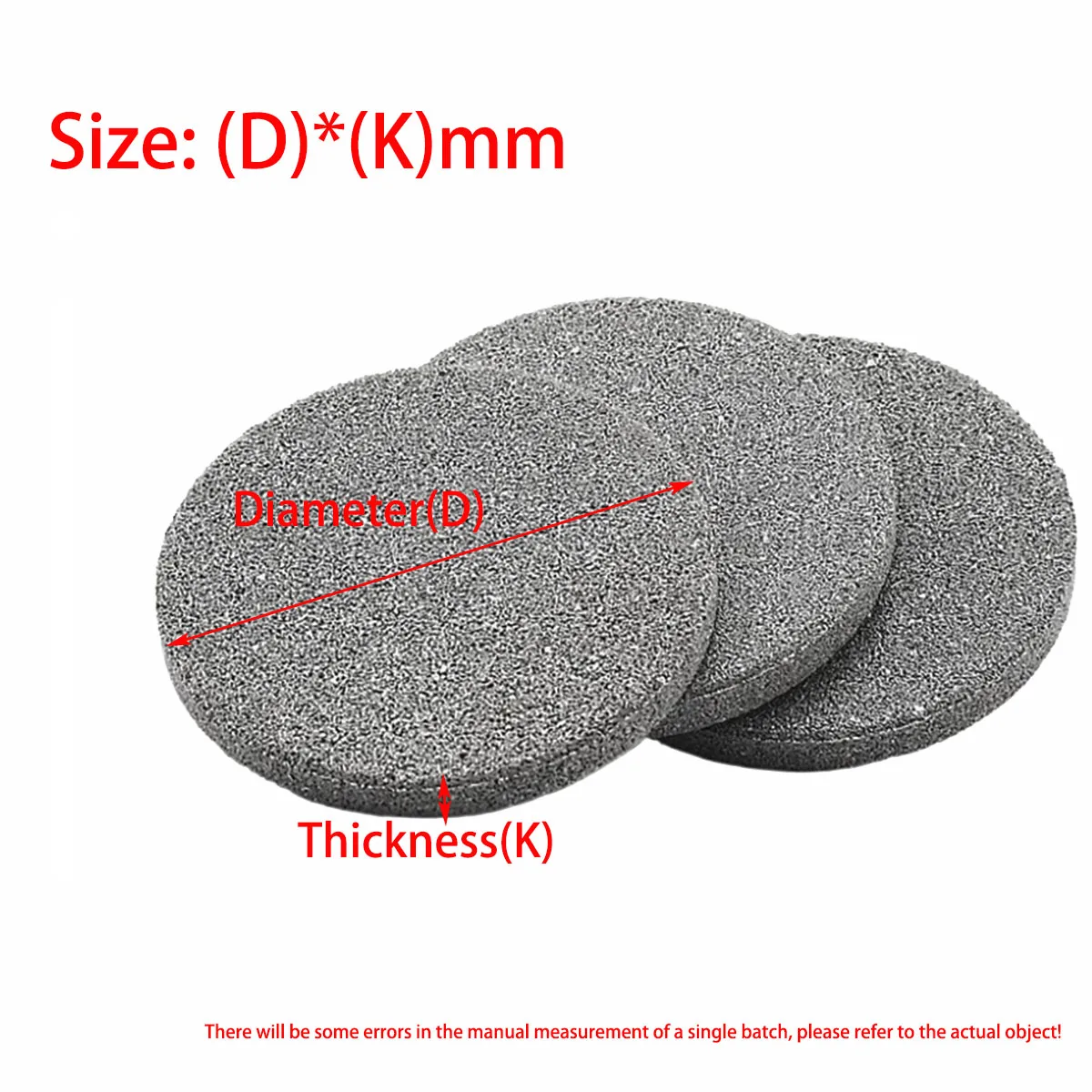 Stainless Steel Powder Sintered Filter Discs, Thickness 1 - 3mm, Ultra-Fine Pore Size, High-Performance Filter Cartridges