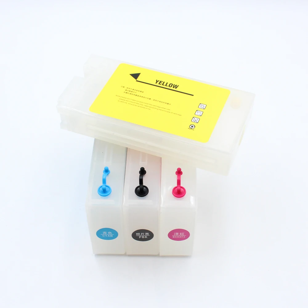 

4 Color T41F T41W T41P T41R Empty Refill Ink Cartridge For Epson T3470 T3475 T5470 T5475 T5470M T3400 T5400 T3475 NO Chip