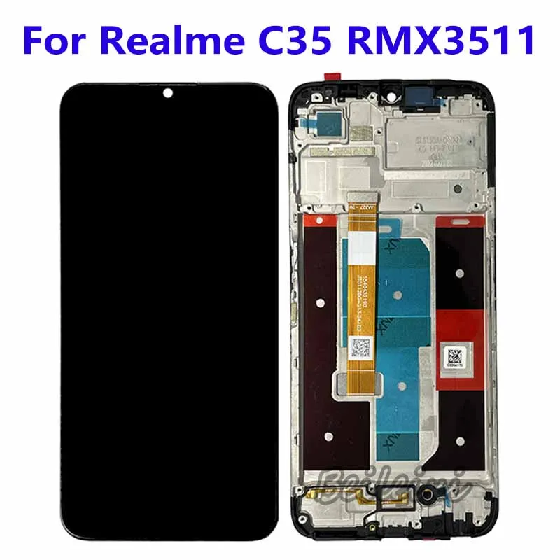 

For Realme C35 RMX3511 LCD Display Touch Screen Digitizer Assembly