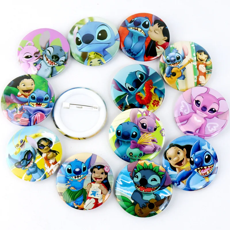 

Random 1pcs Disney Series Brooch Lilo & Stitch Frozen 2 Cute Cartoon Badge Enamel Pins Collar Backpack Accessories Jewelry Gifts