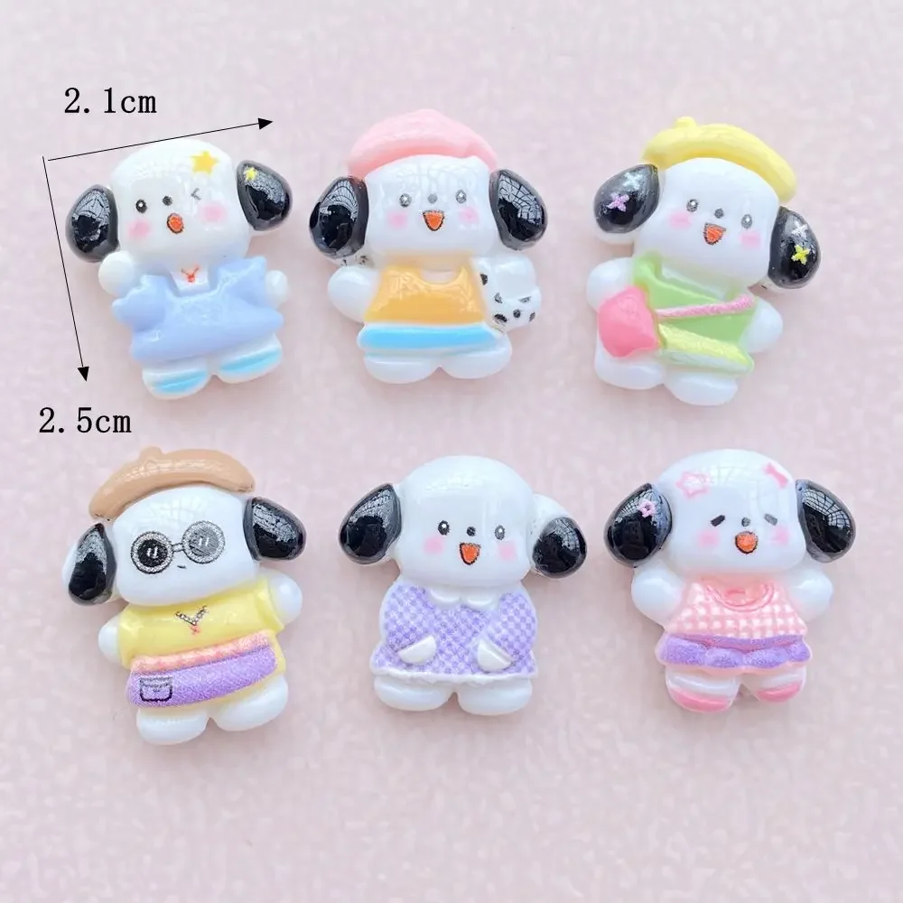 10 Stuks Hars Kawaii Cartoon Halloween Puppy Flatback Steen Decor Plakboek Diy Boog Beeldje Accessoires Sieraden Maken Ambachten