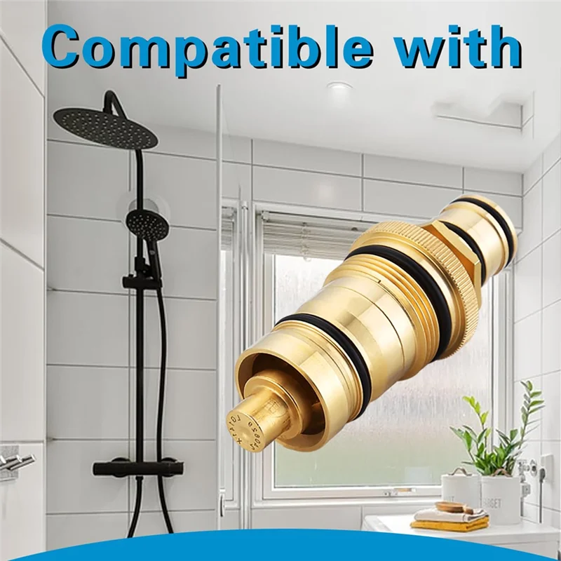 

Картридж термостатического душевого клапана, совместимый с Grohe 47217000, замена термостатического картриджа-B09B