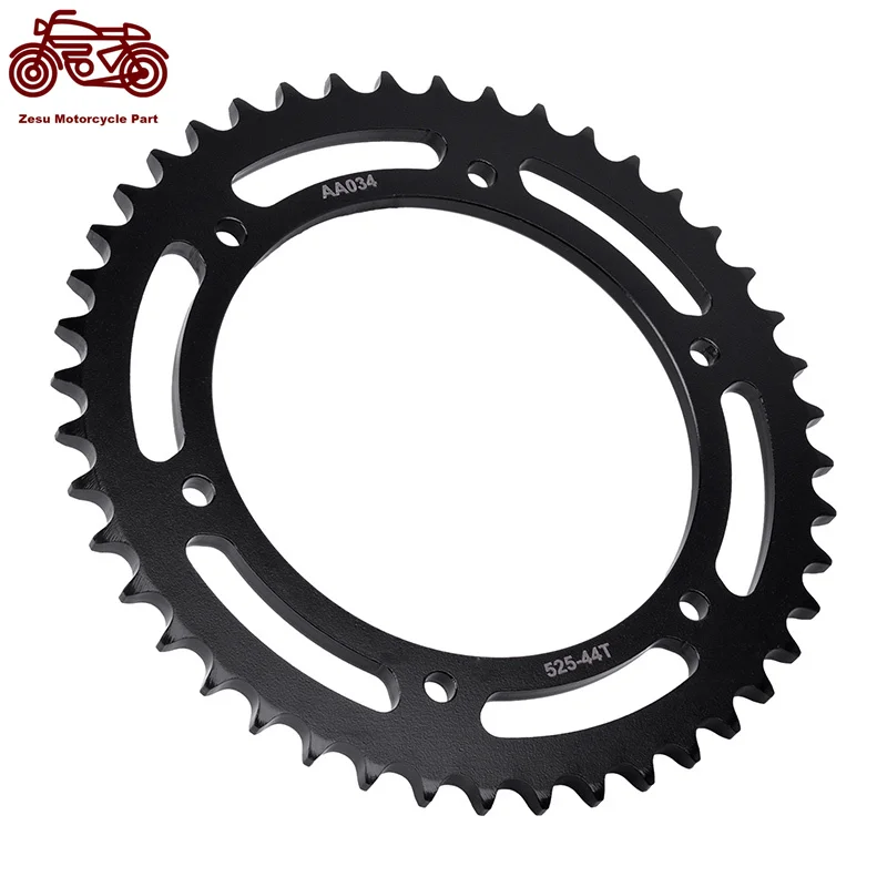 525-44T 525 44 Tooth Motorcycle Rear Sprocket 20CrMnTi For Hyosung GT650 GT 650 2004-2009 GT 650 R GT650R 2009 GT650S 2009 image 3