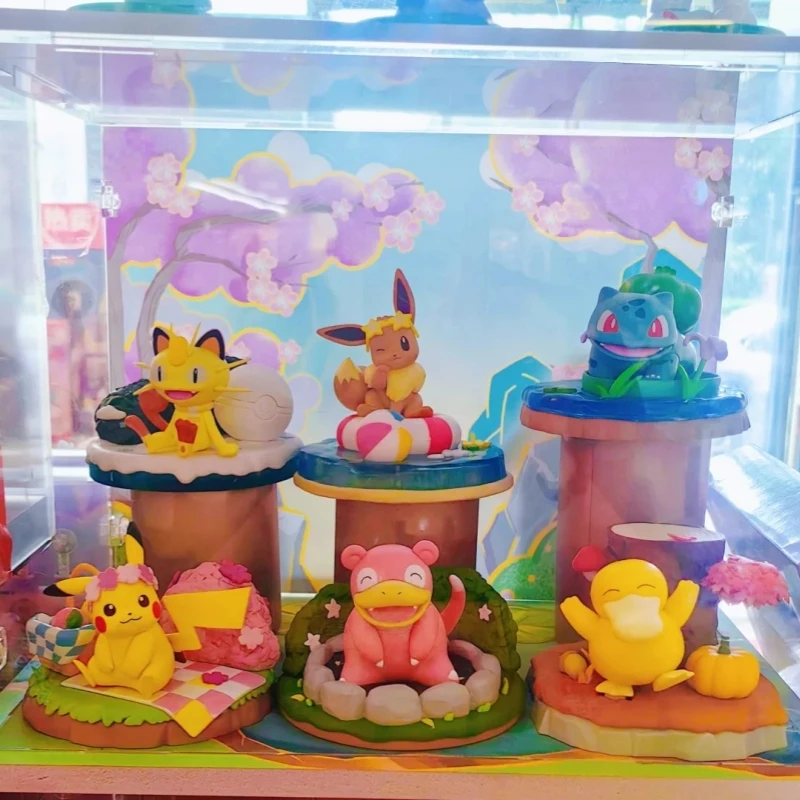 pokemon-modelo-pikachu-psyduck-micro-cena-figura-ornamento-animacao-periferica-colecao-brinquedo-presente-de-aniversario-das-criancas