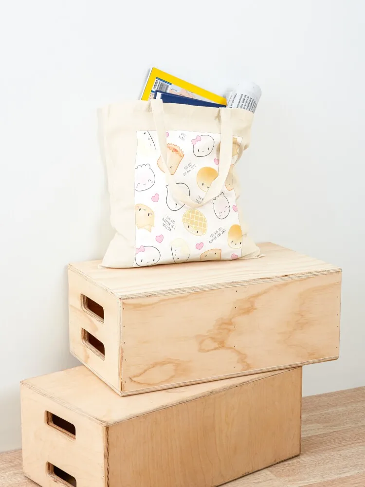 Cute Dimsum Puns Tote Bag hand bag ladies Women's tote bag bags for women Handbags women