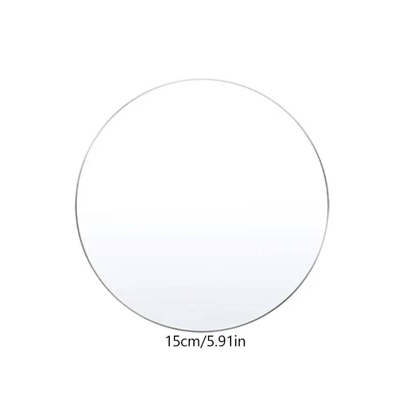 thumbnail image 1 of 4 Sizes Round Acrylic Cake Discs Boards Topper Reusable Perspex Disk Base For Trimming Decorating Supplies, 1 of 3
