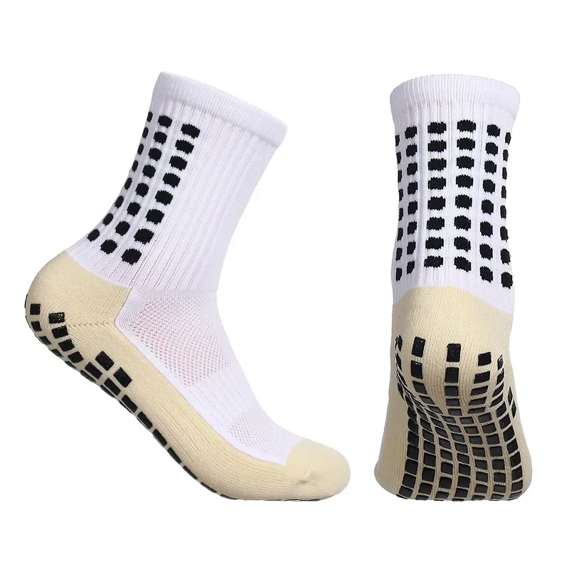 Calcetines deportivos antideslizantes para hombre y mujer, medias de fútbol con fondo de silicona, baloncesto