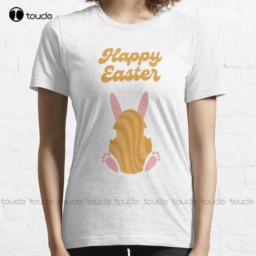 Did Some Bunny Say Happy Easter    Classic T-Shirt Dress Shirts For Women Custom Aldult Teen Unisex Digital Printing Tee Shirts
