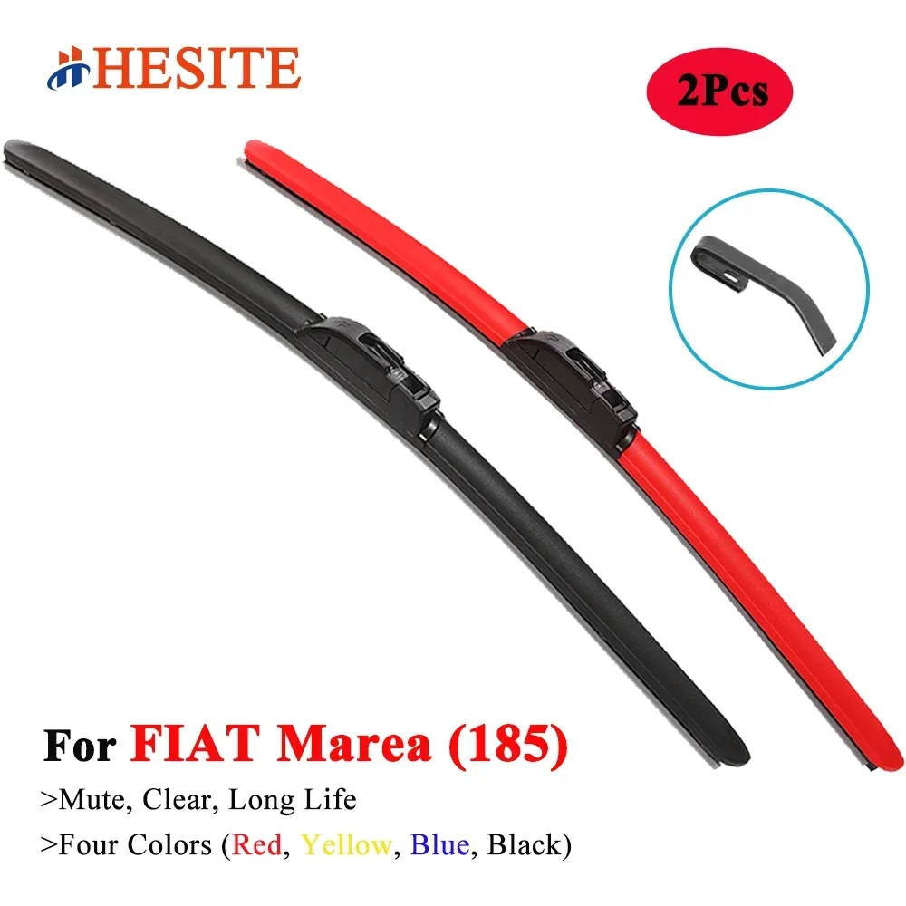 

HESITE Colorful Windshield Wiper Blade for FIAT Marea Weekend 185 Estate Saloon 2002 2003 2005 2006 2007 Car Accessories Gadgets