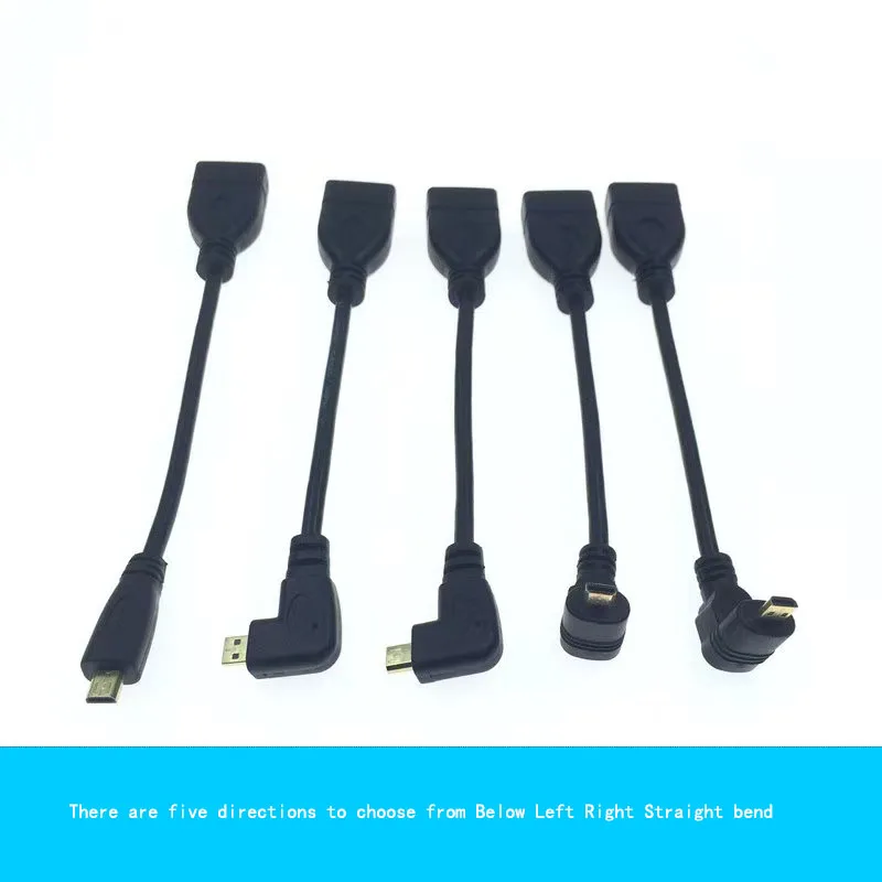 High Definition HD Mini Port To Standard HD 2.0/1.4 Micro HD To HD Adapter  Bend Adapter For Mobile, Tablet, Camera, TV Connecti