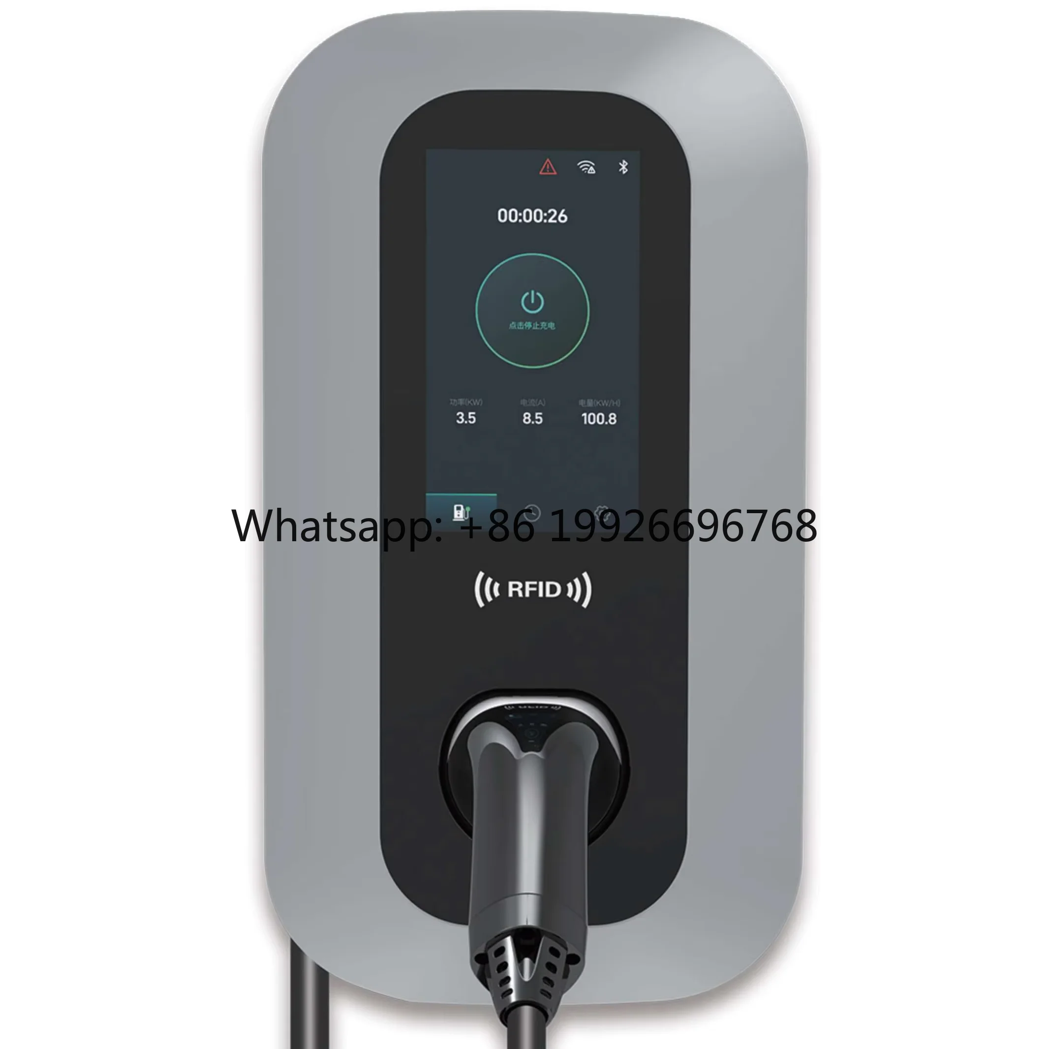 

Зарядное устройство для электромобилей AC OCPP 7.2 кВт, уровень 2, 32А, кабель Type 2 (гнездо), новое состояние - Аксессуары для электромобилей