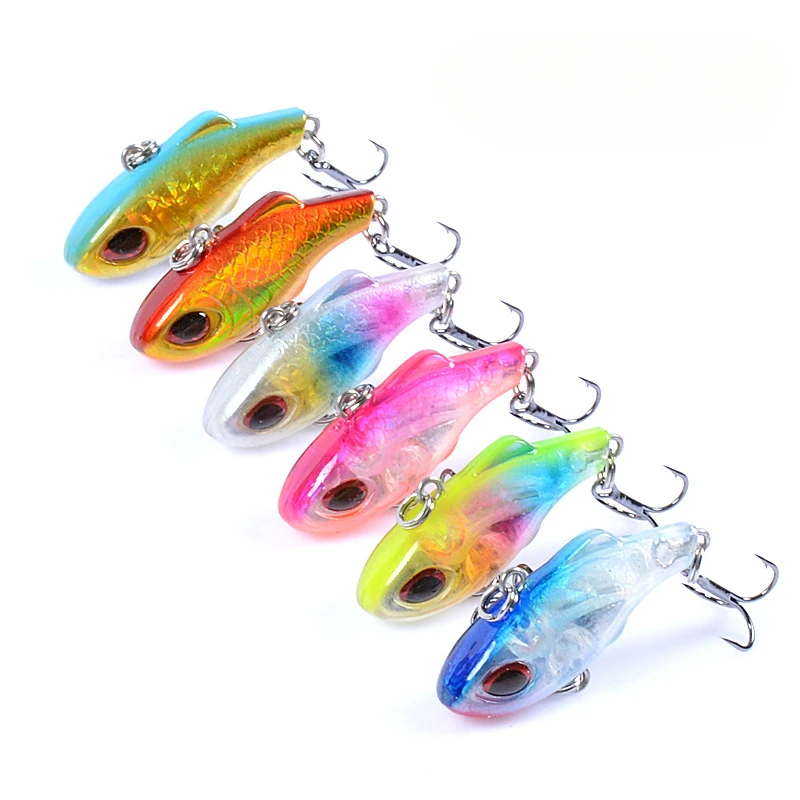 

1PCS 36MM 5.2G Winter Vibration Mini Sinking VIB Fishing Lure Crankbait Artificial Ice Hard Bait Pike Sea Bass Fishing Tackle