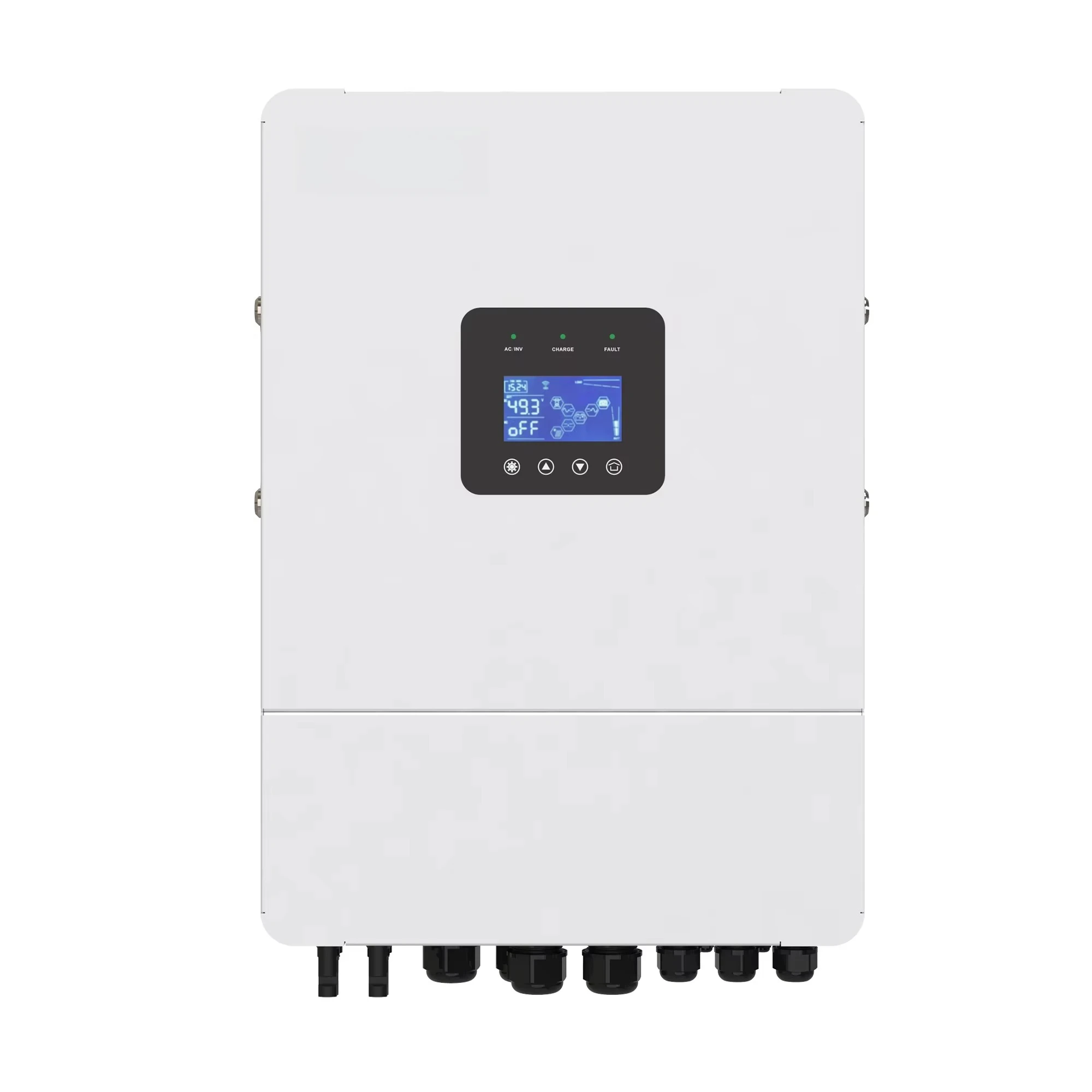 Lumentree 6kW IP65 Hybrid Solar Inverters for Home System Fan Cooling Waterproof 6000W Solar Inverters Able to Connect Generator