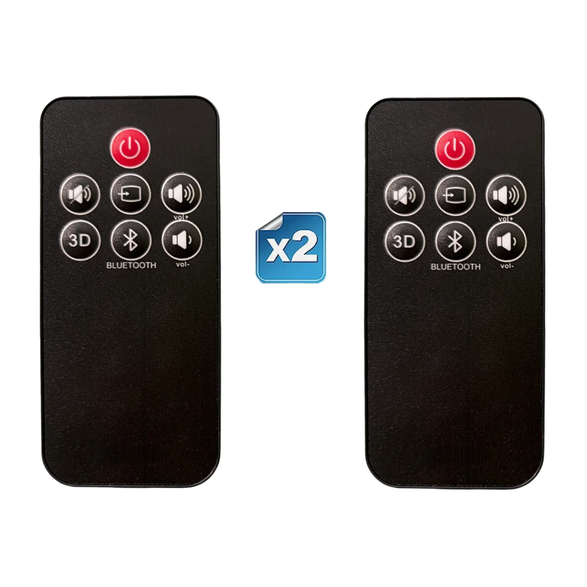 2PC Remote Control For Klipsch R10B R20B R-10B R-20B SB3 SB1 1061310 1015073 Soundbar Speakers System