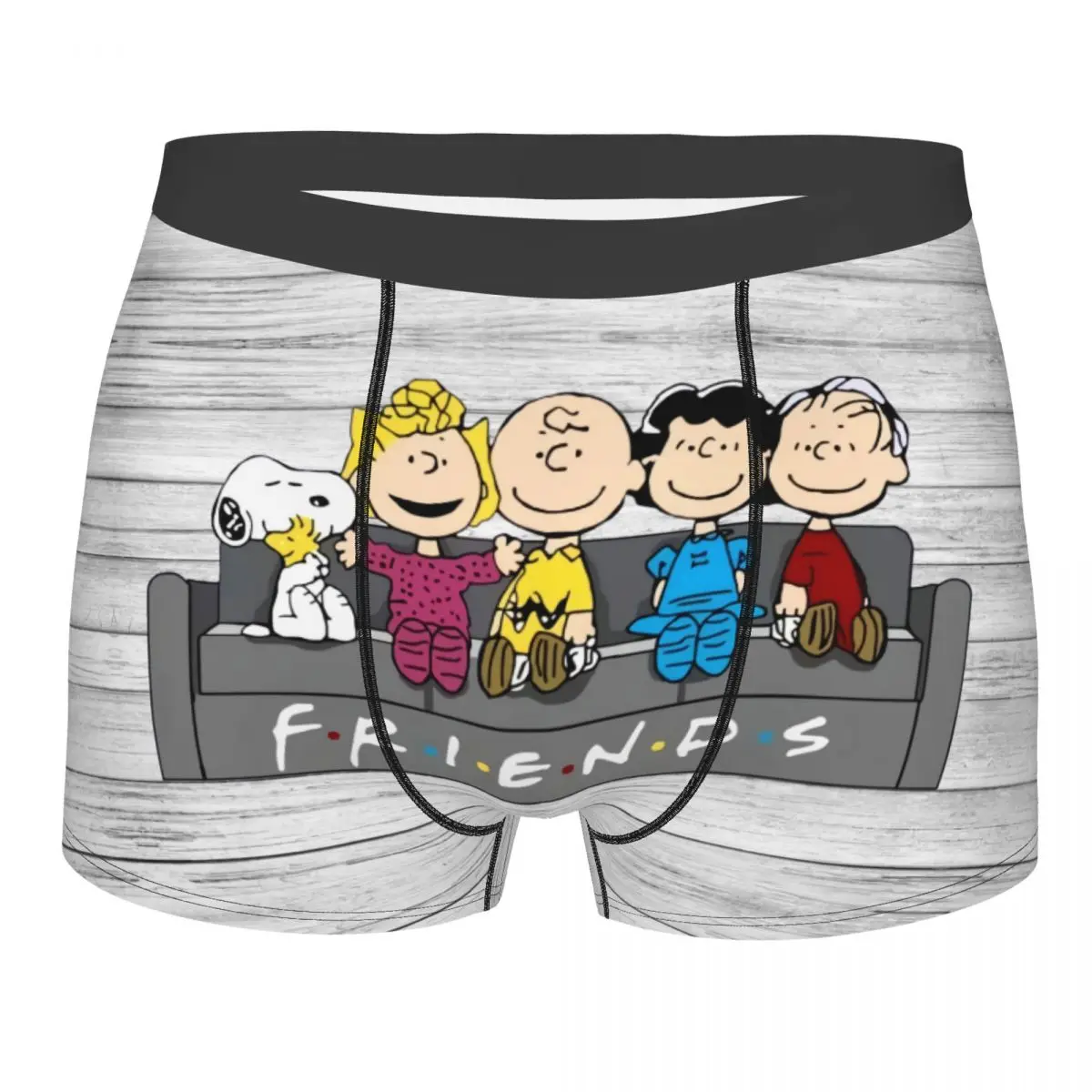 

Новинка на заказ, милые боксеры со снупи, шорты, мужские трусы, дышащие трусы, нижнее белье