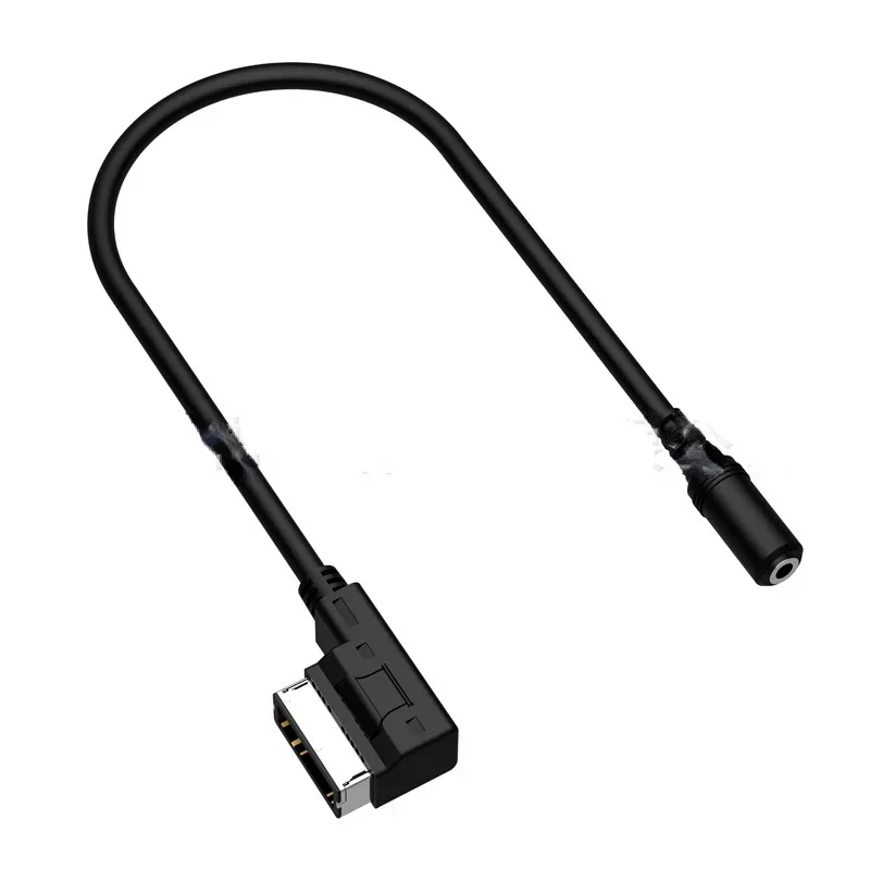 AUX Docking Audio Cable, Music Harness, Reprodução Externa, Adequado para Benz MI-3.5 Fêmea