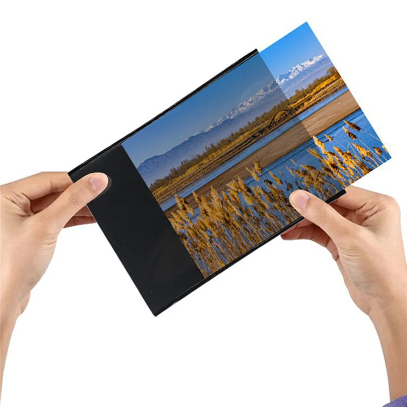 Bilderrahmen, 12er-Pack magnetischer Bilderrahmen für den Kühlschrank, 15,2 x 10,2 cm, magnetischer Bilderrahmen für Kinder, Familie, Fotomagnete, schwarz, langlebig