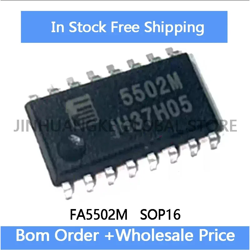 2-5Pcs FA5502M 5502M SOP-16 power factor calibration control chip In Stock Wholesale