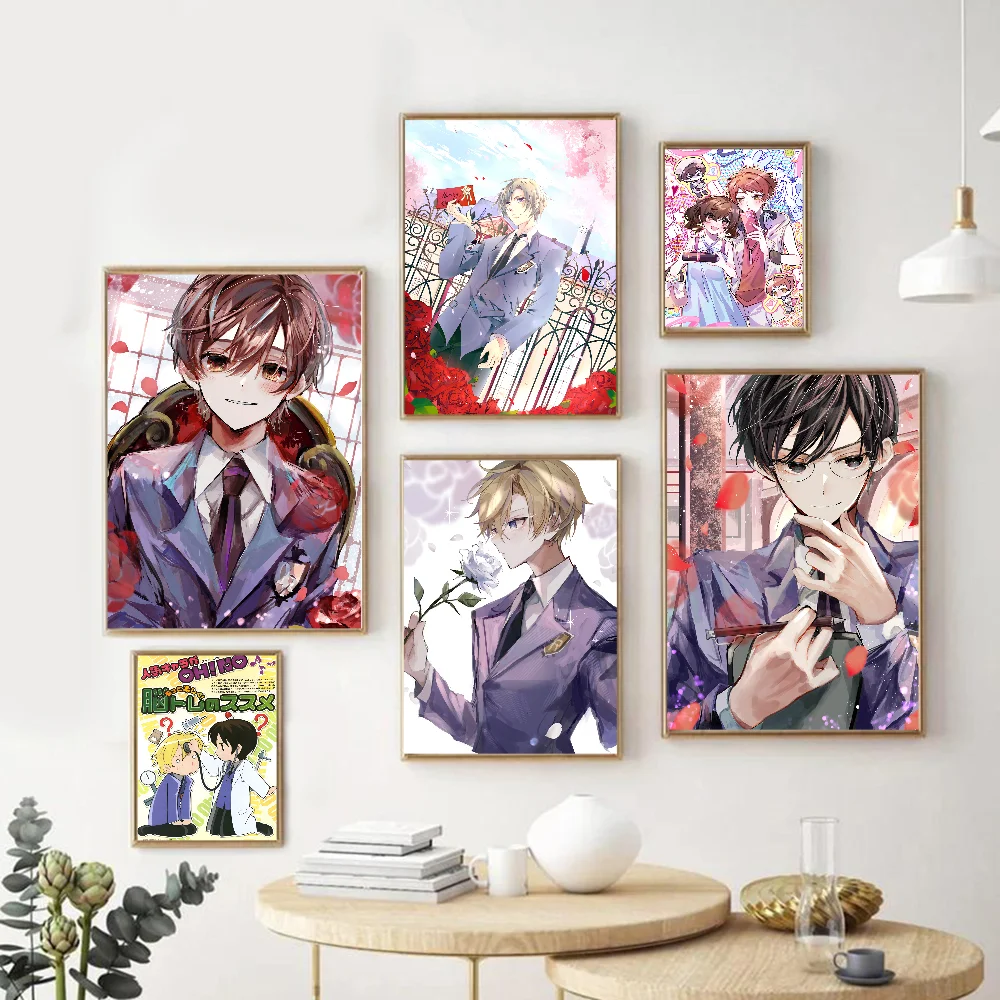 

Ouran High School Host Club DIY Sticky Poster Fancy Wall Sticker For Living Room Bar Decoration Wall Decor