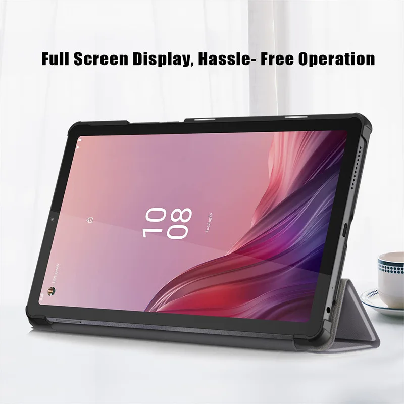 Dreifach faltbare Hülle für Lenovo Legion Y700 8,8 Zoll mit Auto-Wake-Sleep-Funktion, stoßfeste Kunstlederhülle für Gaming-Tablet. – Detail 4