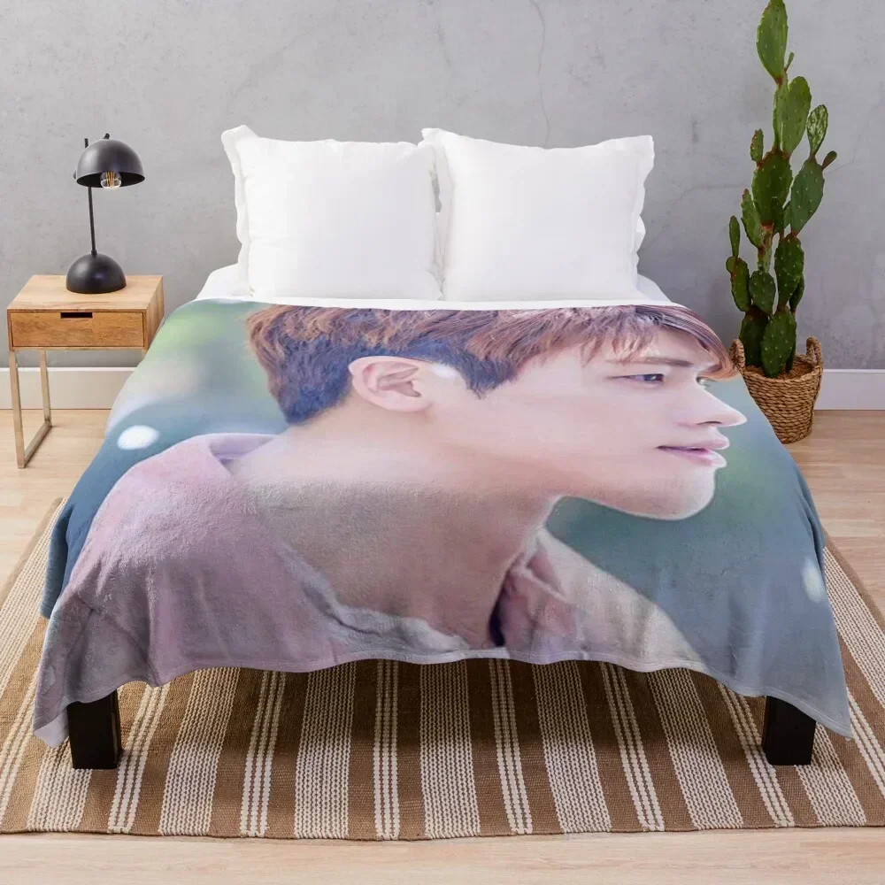 

Actor Park Hyung-sik Throw Blanket Luxurious Soft Blanket Holiday Gift for Family