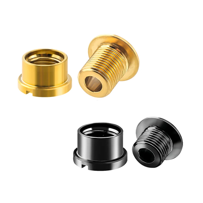 Titanium Bicycle Chainring Bolts 4PCS Cycling Accessories Ti Alloy MTB Mountain Folding Bike Chainwheels Screws 6.5/8.5/11/14mm