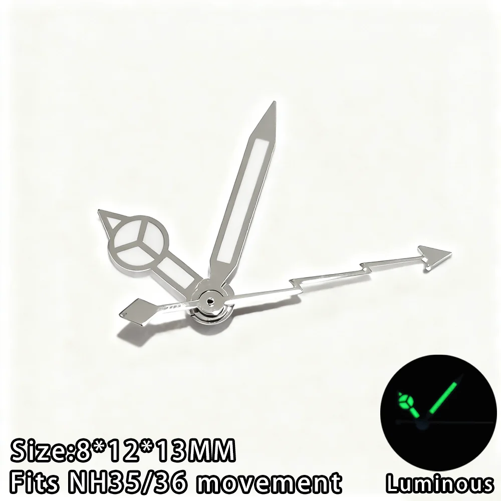 

NH35 Watch Hands NH35 SUB Hands Green Luminous Hand Suitable For NH34 NH35 NH36 NH38 NH70 Movement Watches Pointers Accessories