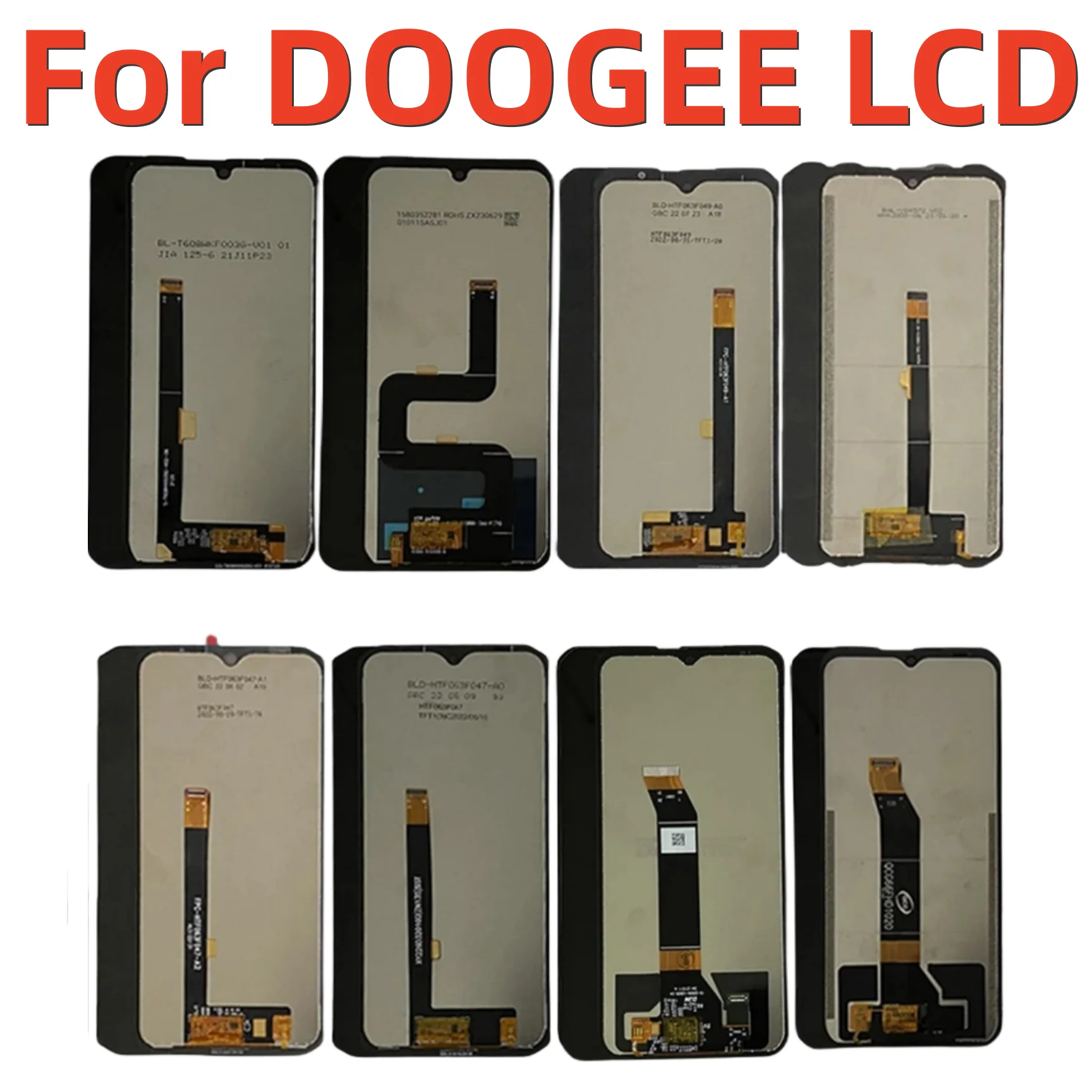 For DOOGEE S86 Pro / S88 Pro LCD Screen For DOOGEE S89 / S98 Pro / S100 LCD Display DOOGEE S90 / S110 / V30 Front Touch Glass