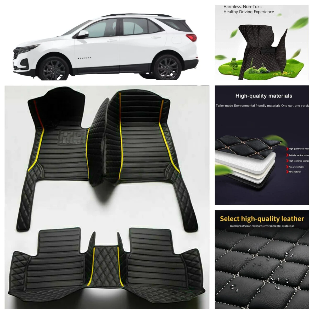 

Для Mercedes Benz B-CLASS W245 W246 W247 B160 автомобильные ковры из искусственной кожи на заказ автомобильные коврики водонепроницаемые аксессуары Coche