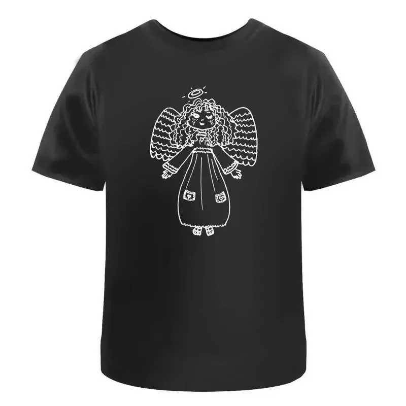 Winking Angel' Cotton T Shirt Ta036430