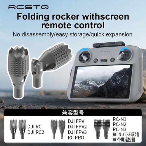 Joystick remoto para DJI Flip/Mavic 3 Pro/Neo2/Neo/Mini 5 Pro/4 Pro/Air 2S RC-N3/RC 2/RC controlador Thumb Rocker Drone accesorio