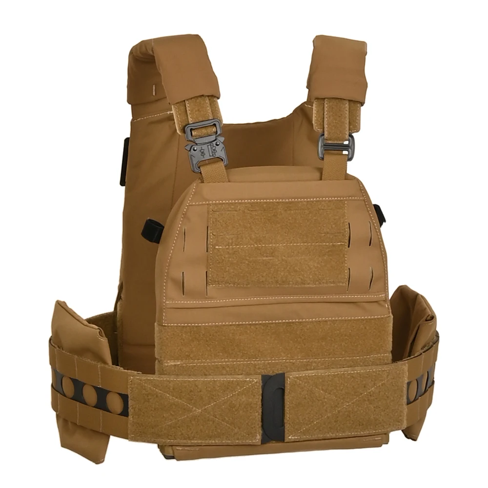 Tactifans PC V5 Plate Carrier Hunting Setup Base Vest Cummerbund Padded Srap Side Plate Pocket Lightweight Equipment