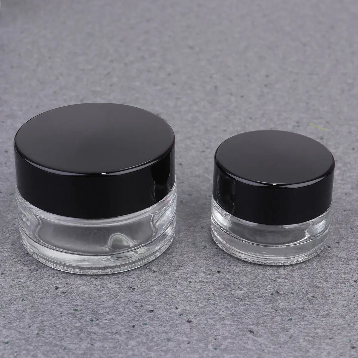 20Pcs Cream Containers Glass Bottles Subpackaging Bottles Leak Proof Travel Empty Bottle for Eye Facial Balm Ointment