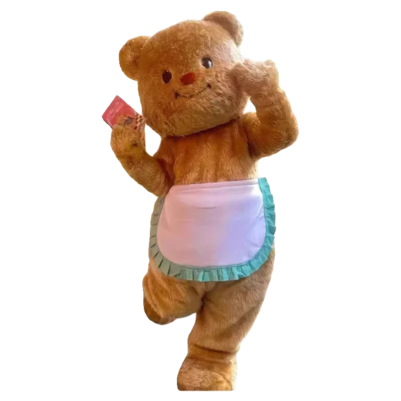 

Disney brown Butter Bear Mascot Costume Adult Fancy Dress Halloween Christmas Party Carnival Events Adult Clothing