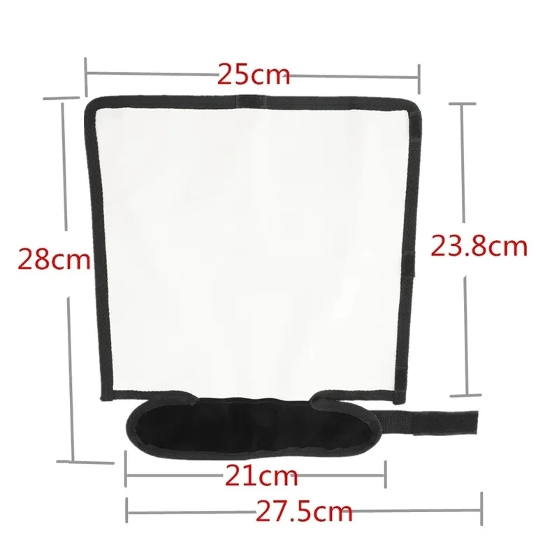 Universal Photo Flash Light Foldable Reflector Snoot beam Softbox Diffuser Bender Tube for Canon Nikon Yongnuo pentax flashgun