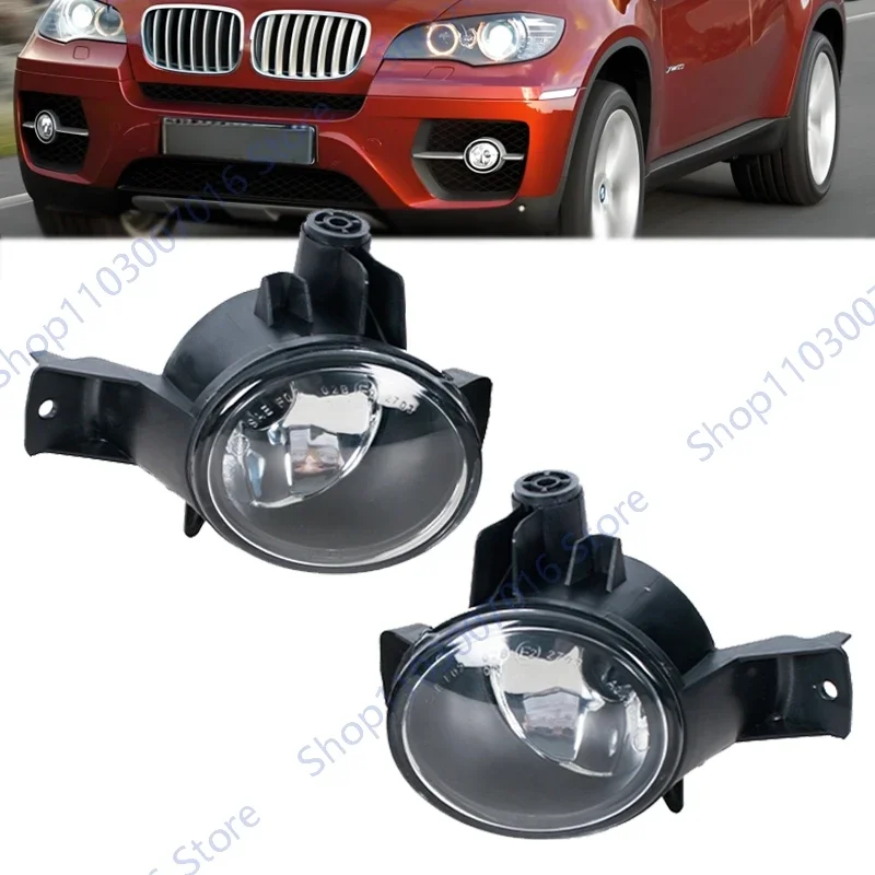 Front Fog Lamp Light For BMW X6 E71 E72 2008 2009 2010 2011 2012 2013 Without Bulb Car Foglight Foglamp 63177187629  63177187630
