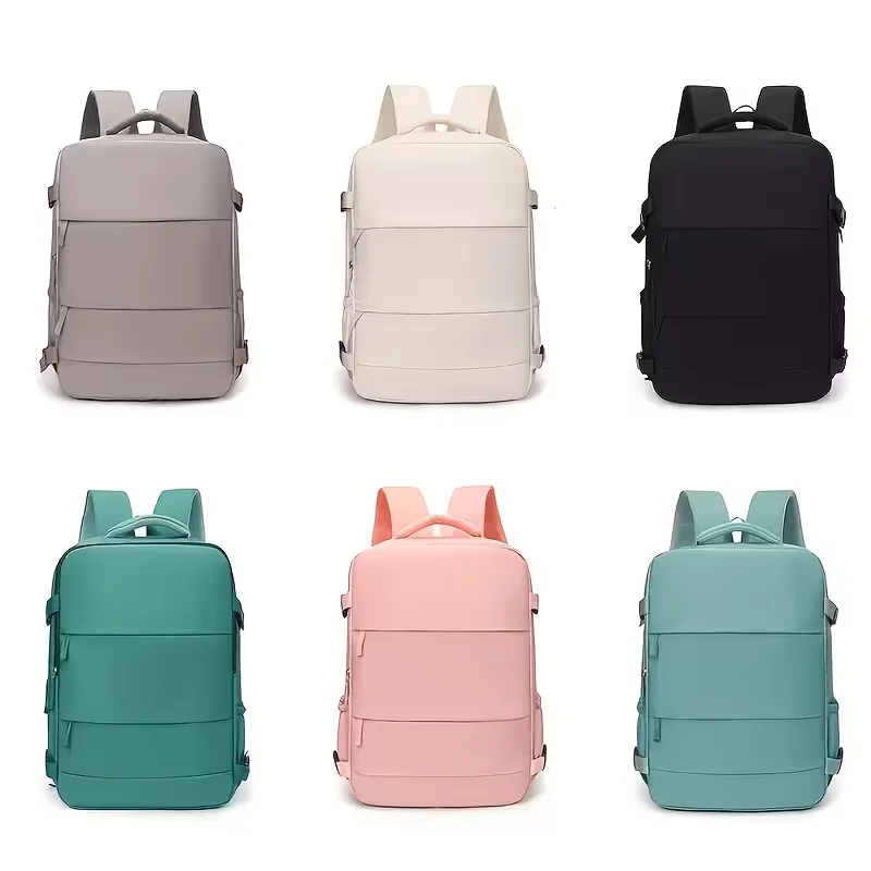 Ladies Large Capacity Travel Backpack Fashionable Multi-Pocket Computer Bag for Commuting Short Business Trips And Outings