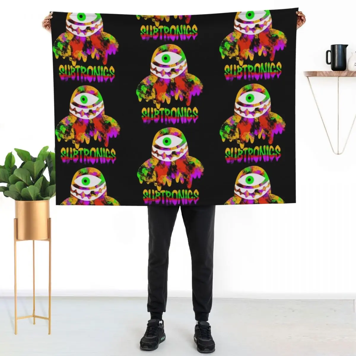 

Cyclops - Subtronics Throw Blanket Stylish Decor Blanket Gift for Friends Roommate