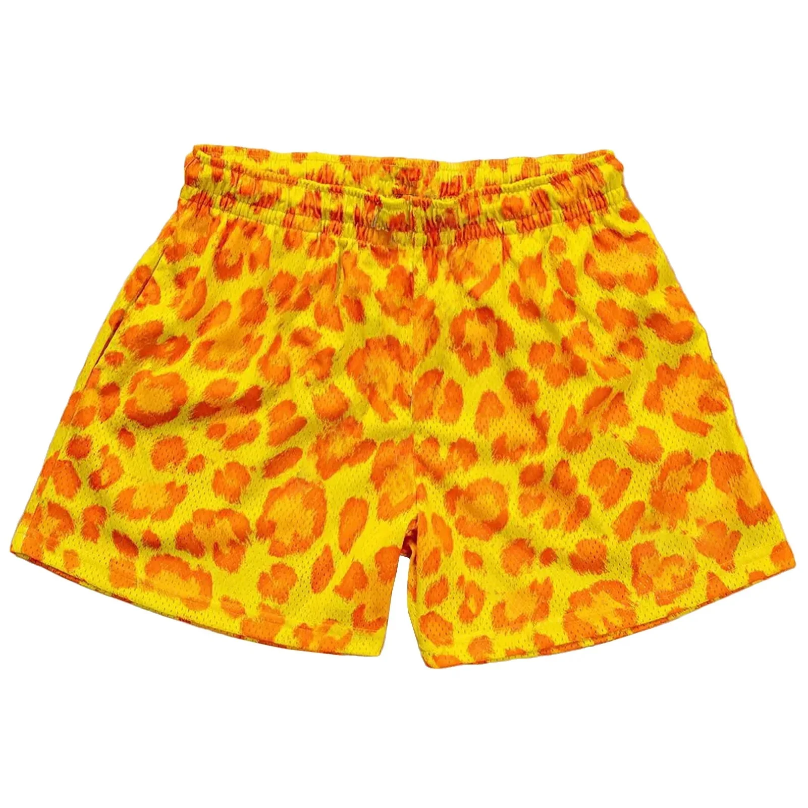 Children's Hawaiian 3D-Printed Classic Leopard Print Short Pants. Perfect for Summer Water Play and Daily Commuting!