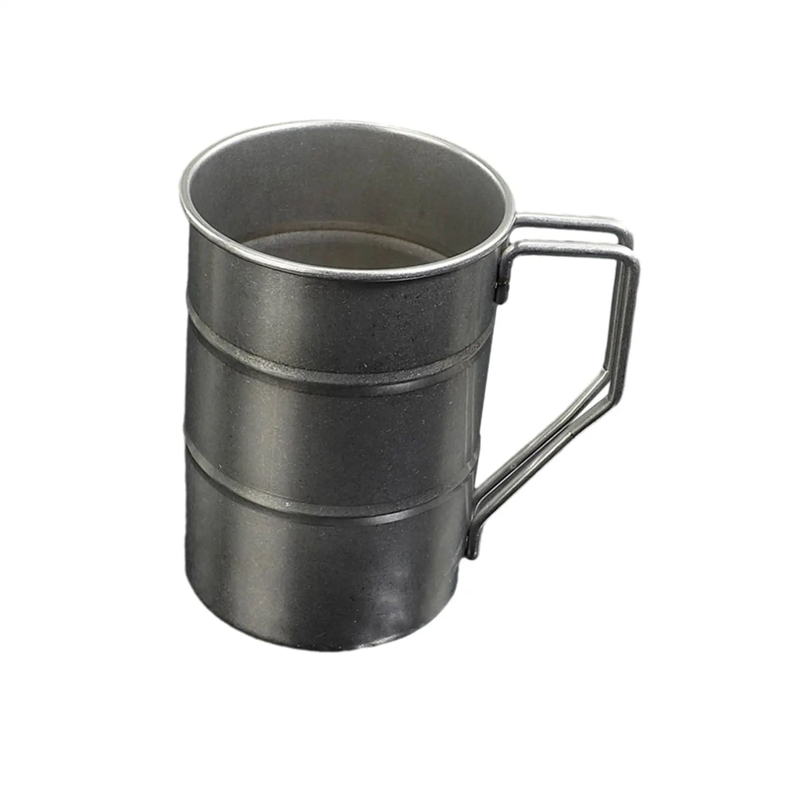Stainless Steel Camping Mug Beer Mug Photo Props Smooth Drink Cup Coffee Mug for