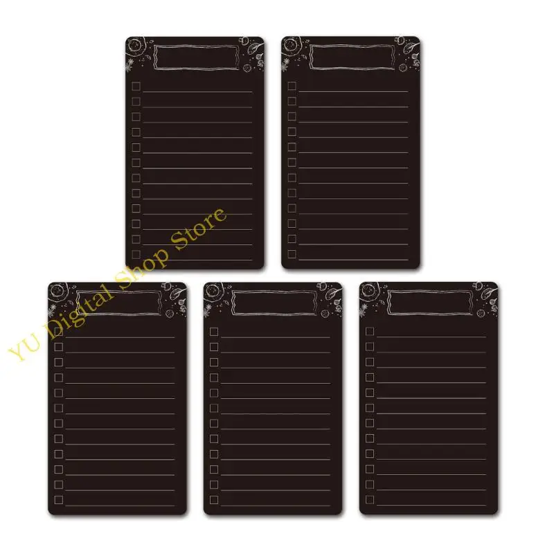 96BA Musnetic Blackboard Sircle Memoboard مع مموز العلامات ، ورقة الكتابة المغناطيسية #4