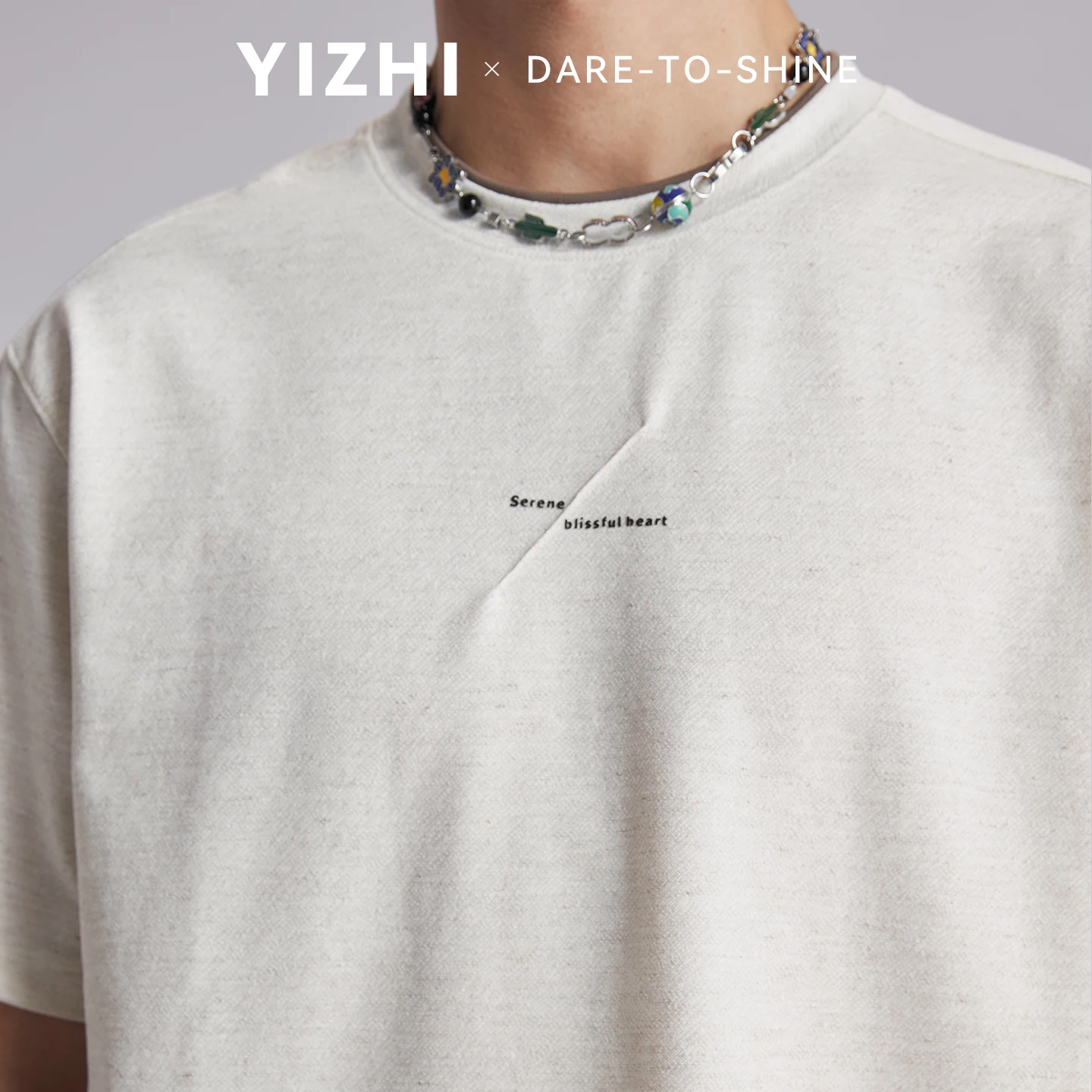 Fashion Men's 240GSM Heavyweight Letter Print T-Shirt 2026 Summer Loose Color Block Soft Breathable Casual Short Sleeve Tops