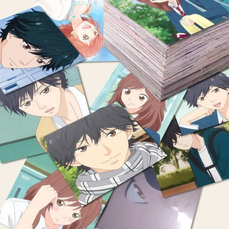 AO HARU RIDE Anime Sticker Kou Mabuchi Futaba Yoshioka Stickers School Supplies Student Stationery Cute Laptop Phone Case Decor