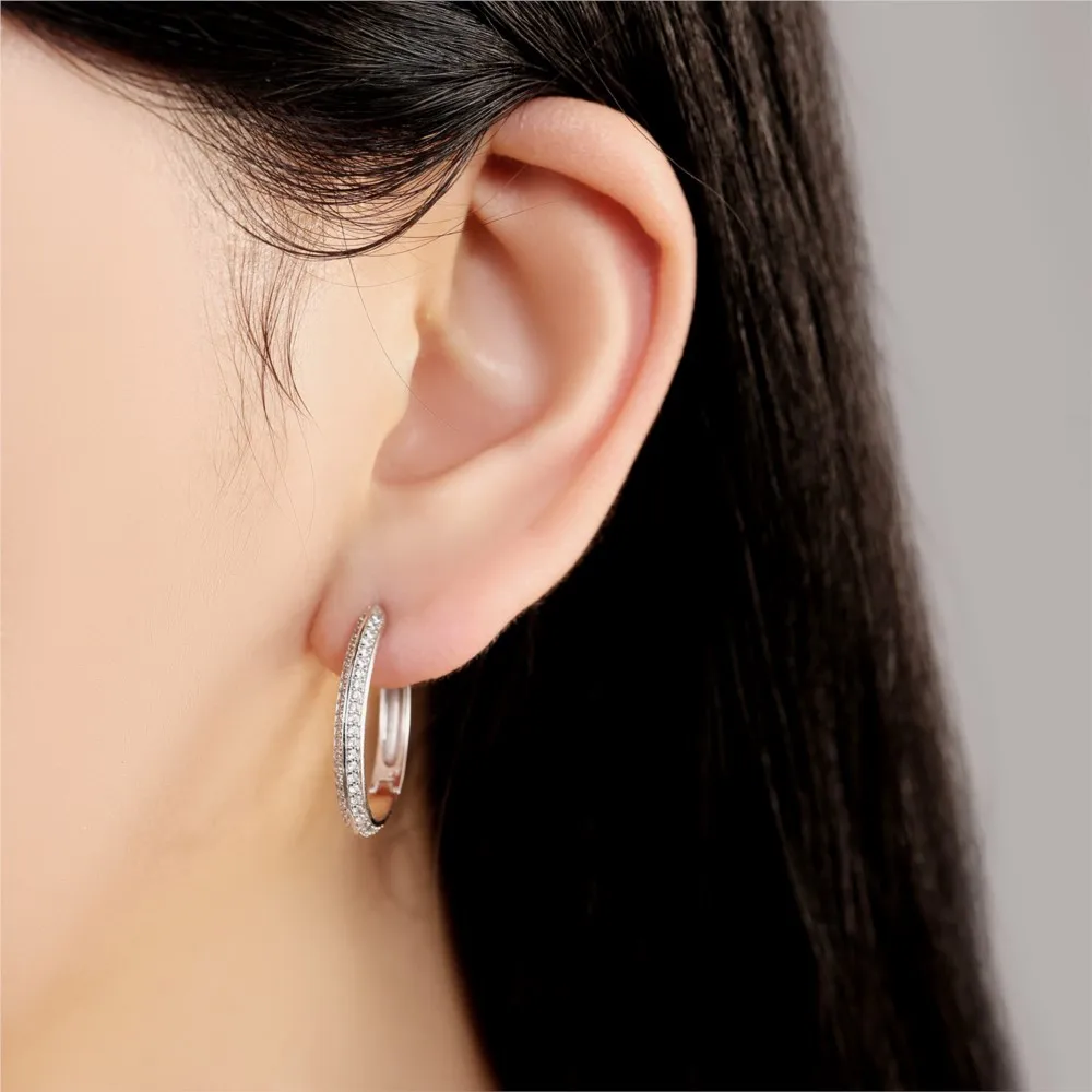 925 Sterling Silver U-shaped Series Earring Simple Jewelry Basic Versatile Hoop Earrings For Women Jewelry Party Trend Sale Gift