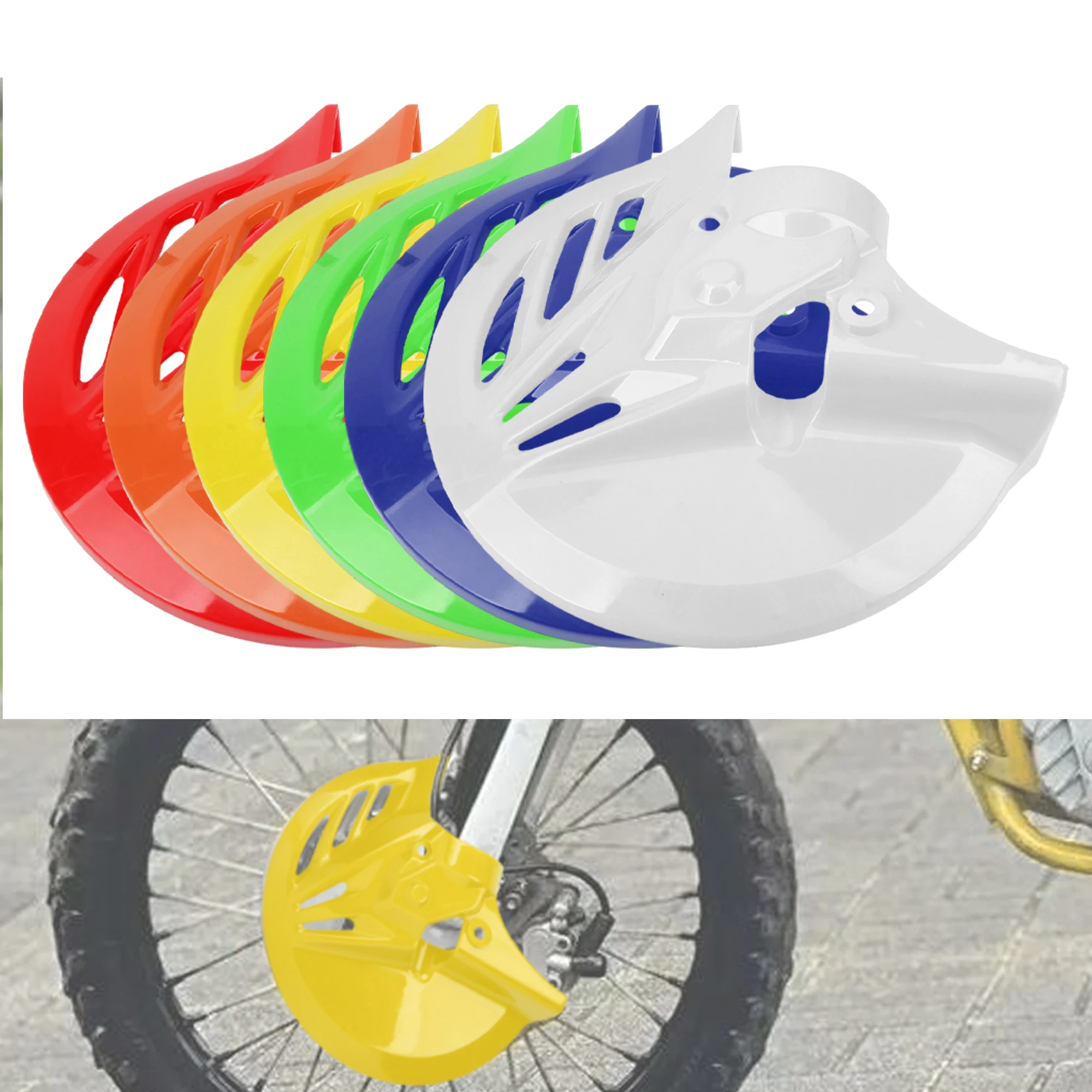 Motorcycle Front Brake Disc Protection Cover For Honda CRF250R CRF450R CRF250RX CRF450RX For Kayo T4 T6 DirtBike Motocross Parts - view 4
