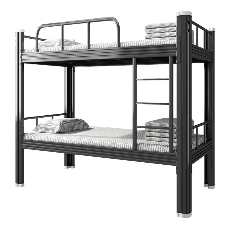Quality Steel School Student Loft Bed Apartment Staff Dormitory Student Metal Double Bed