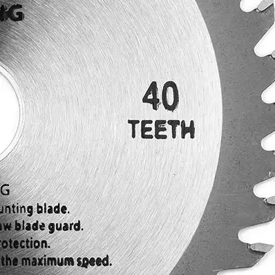 5inch 125mm Cutting Disc Mini Circular Saw Blade Cutting Tools For Wood Plastic Metal Rotating Carbide 40 Teeth 12000 Max RPM
